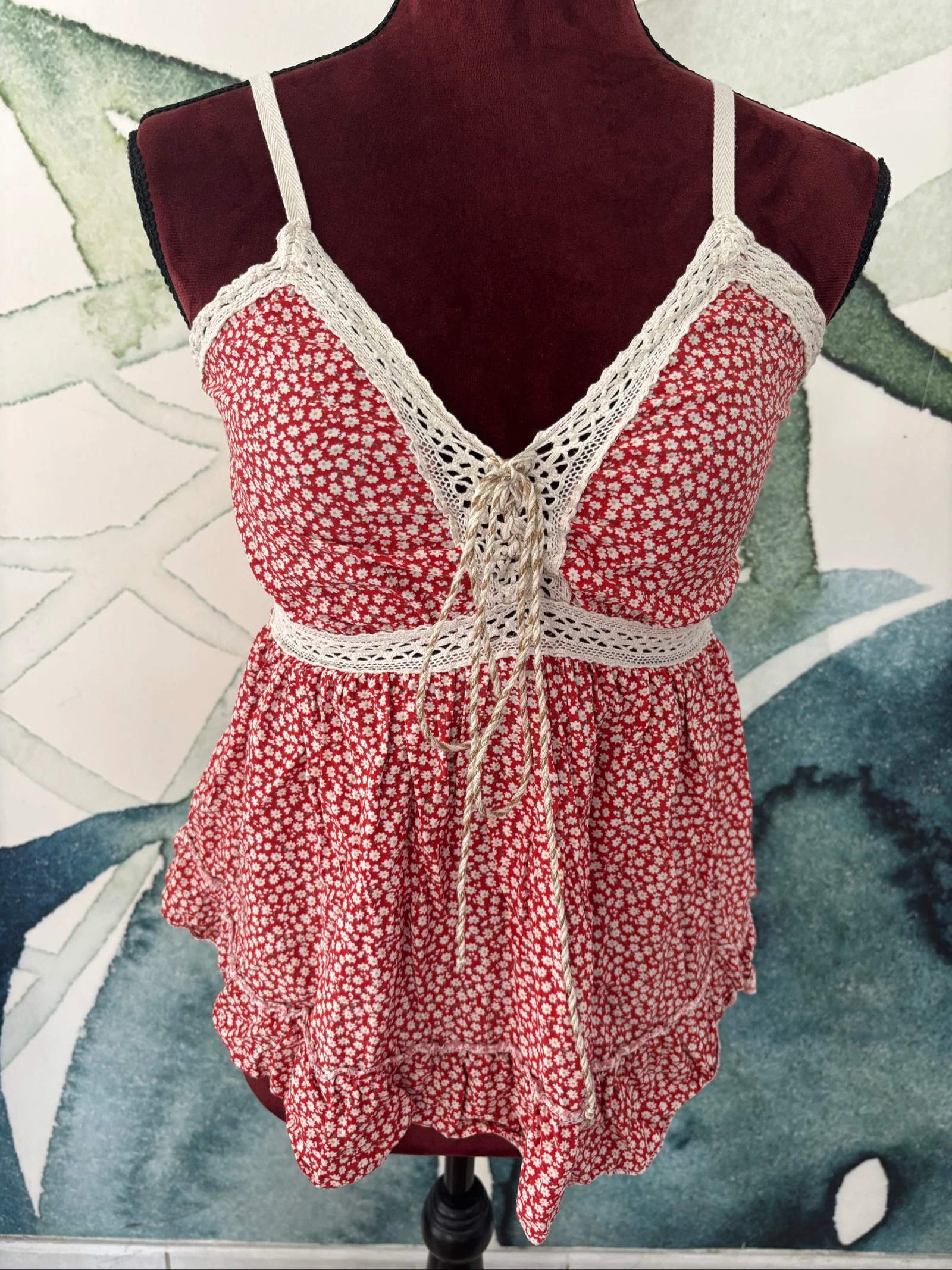 Débardeur été femme fleurs 